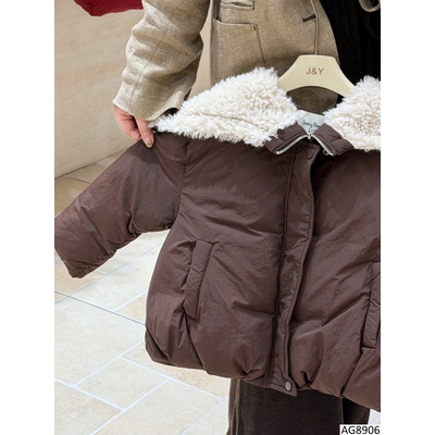 AG8906 ÁO KHOÁC CỔ LÔNG CHO BG