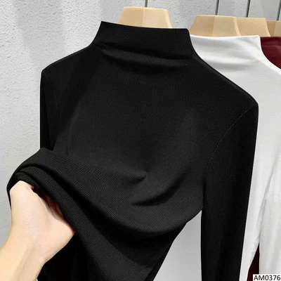 AM0376 ÁO THUN GÂN NỮ TAY DÀI (HẾT SZ S)