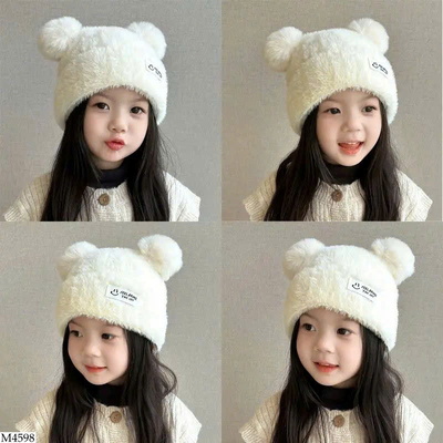 M4598 MŨ LÔNG CUTE CHO BÉ