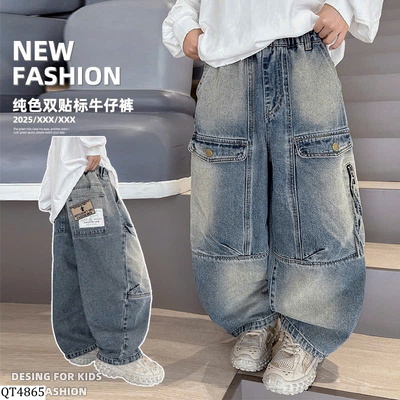 QT4865 QUẦN JEAN SUÔNG TÚI HỘP