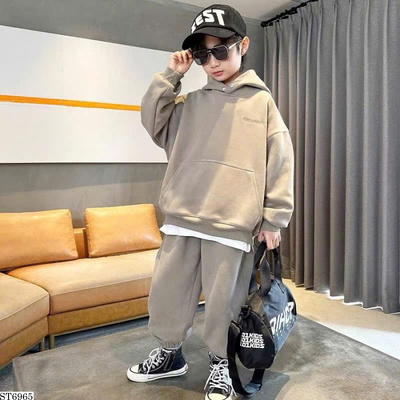 ST6965 BỘ NỈ ÁO HOODIE BASIC BT
