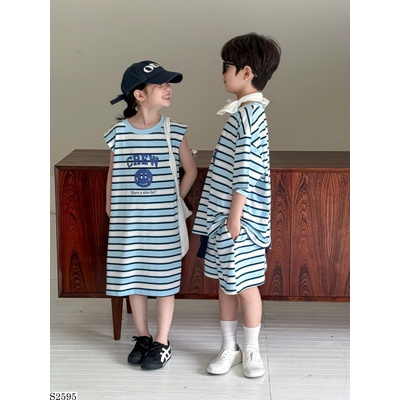 S2595 SET ĐỒ KẺ SỌC CHO BÉ