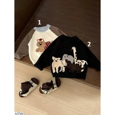 A3740 ÁO LEN HÌNH ĐỘNG VẬT CUTE