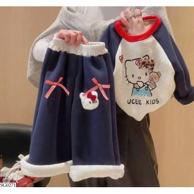 SG0271 BỘ NỈ MÈO KITTY BG
