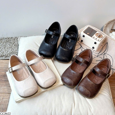 GG8622 GIÀY BÚP BÊ VINTAGE BÉ GÁI