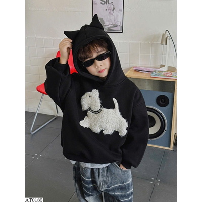 AT0185 ÁO HOODIE THÊU HÌNH CHÓ BÔNG BT