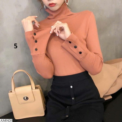 AM0420 ÁO GIỮ NHIỆT CỔ LỌ NỮ
