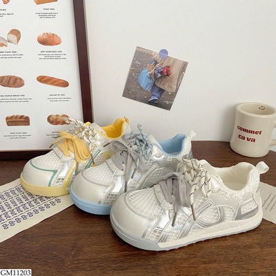 GM11203 GIÀY THỂ THAO LƯỚI PHỐI MÀU PASTEL