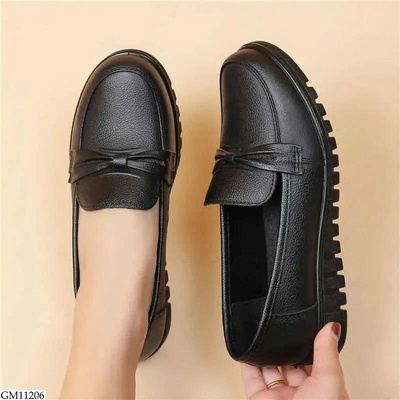 GM11206 GIÀY LƯỜI DA NỮ ĐẾ CAO
