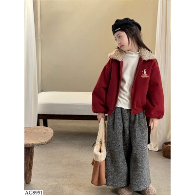 AG8951 ÁO KHOÁC CỔ LÔNG BG