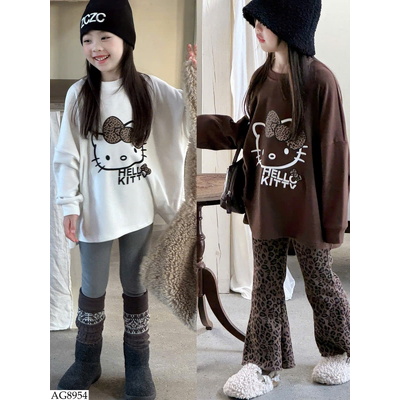AG8954 ÁO DÀI TAY MÈO KITTY BG
