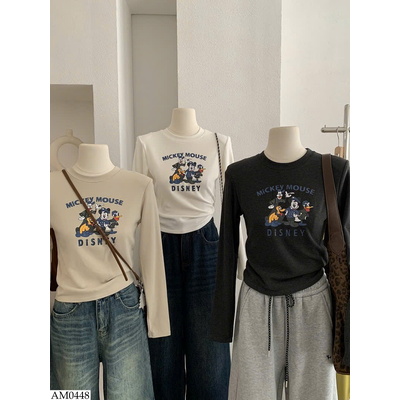 AM0448 ÁO DÀI TAY MICKEY NỮ