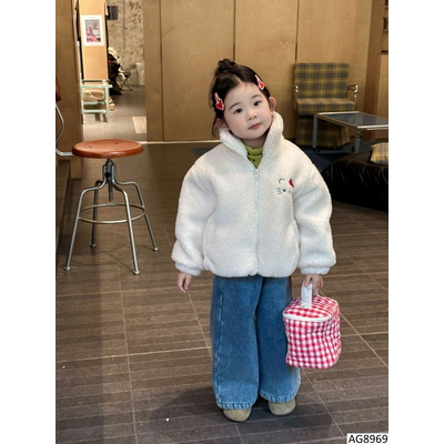 AG8969 ÁO KHOÁC LÔNG CỪU KITTY