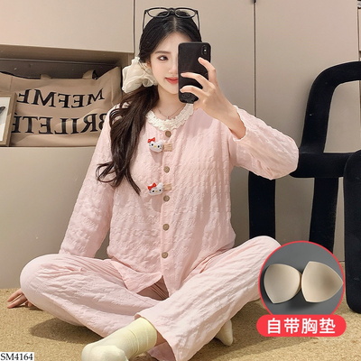 SM4164 BỘ NGỦ MÈO KITTY KÈM ĐỆM NGỰC