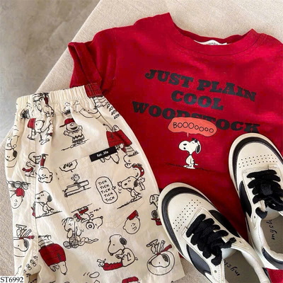ST6992 BỘ CỘC TAY HÌNH CÚN CHO BÉ