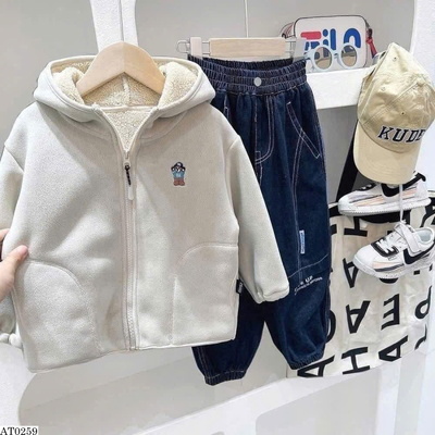 AT0259 ÁO KHOÁC NỈ LÓT LÔNG KACADY