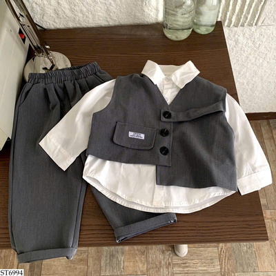 ST6994 BỘ VEST SƠ MI BT
