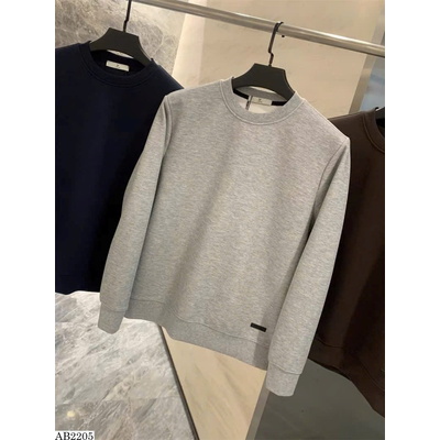 AB2205 ÁO NỈ CỔ TRÒN IN BLUE NAM