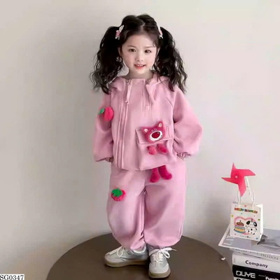 SG0347 BỘ NỈ GẤU DÂU BG