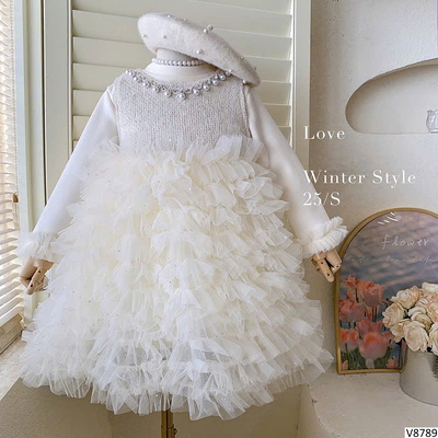 V8789 SET VÁY CÔNG CHÚA CHO BÉ