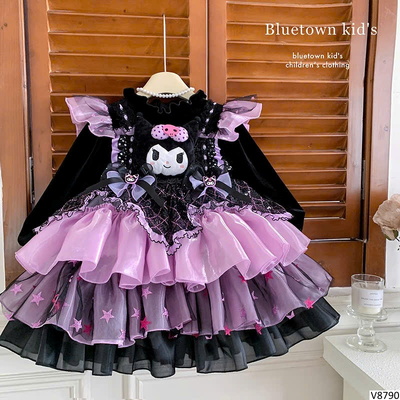 V8790 VÁY CÔNG CHÚA KUROMI CHO BÉ