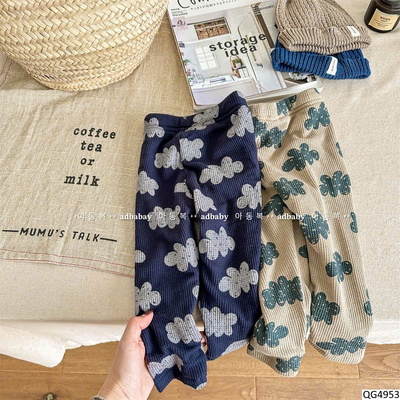 QG4953 QUẦN LEGGING LEN HOA LÓT NHUNG