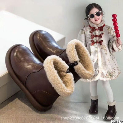 GG8670 BOOT LÓT LÔNG CHO BÉ