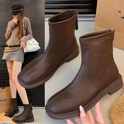 GM0015 BOOT DA LỬNG BASIC NỮ