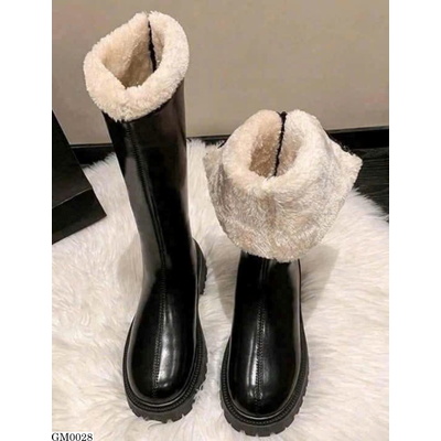 GM0028 BOOT DA LÓT LÔNG CỔ BẺ