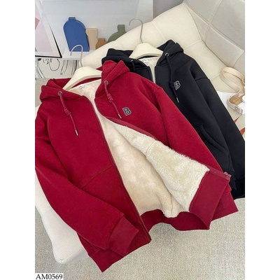AM0569 ÁO KHOÁC NỈ LÓT LÔNG