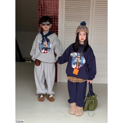 S2606 BỘ NỈ CHUỘT MICKEY CHO BÉ