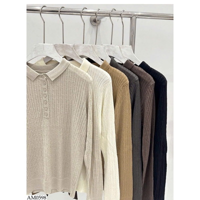 AM0598 ÁO POLO LEN CHO NỮ