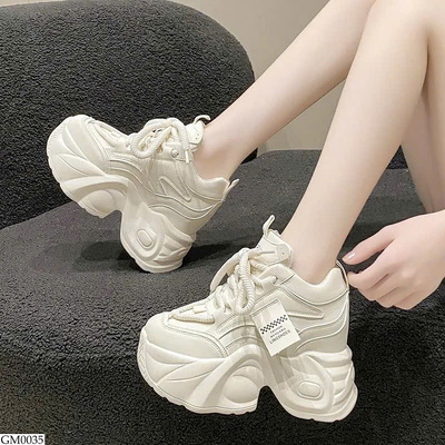 GM0035 GIÀY THỂ THAO ĐẾ CAO NỮ