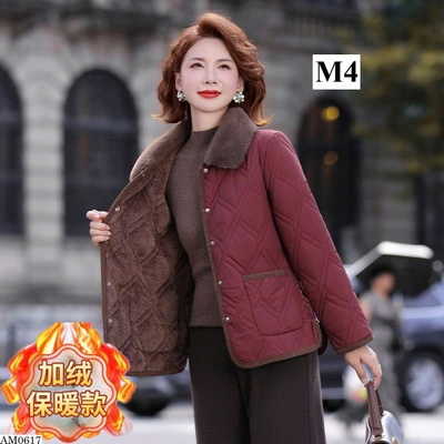 AM0617 ÁO KHOÁC THU ĐÔNG TRUNG NIÊN CHO MẸ
