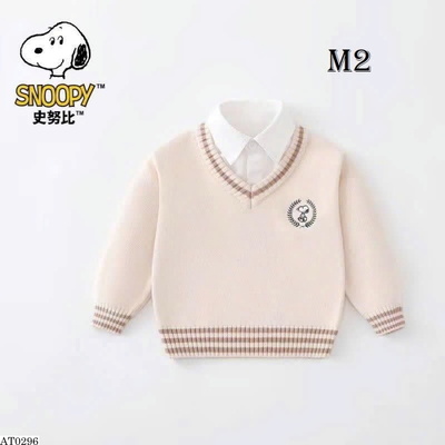 AT0296 ÁO GILE MIX CỔ SƠ MI CHO BÉ SNOOPY