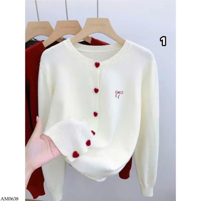 AM0638 ÁO CARDIGAN NƠ CHO NỮ