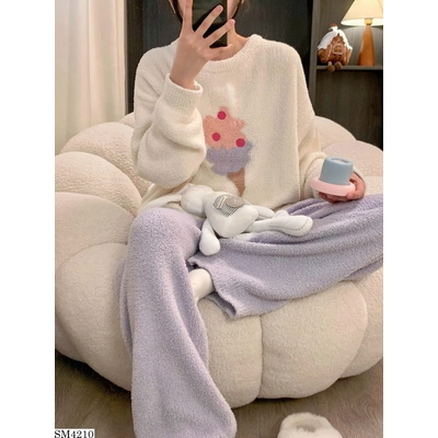 SM4210 BỘ LÔNG CỪU HÌNH KEM SIÊU MỀM