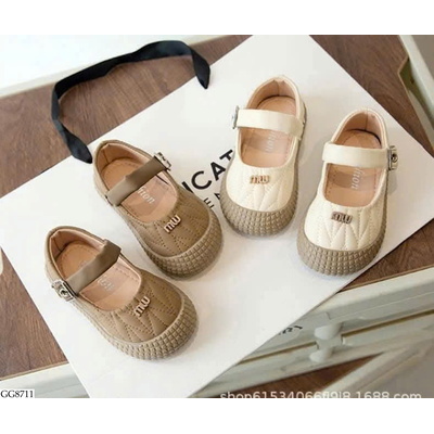 GG8711 GIÀY BÚP BÊ CHỮ MIU CHO BÉ GÁI