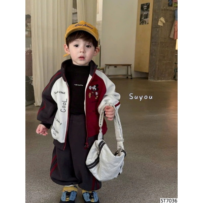 ST7036 BỘ NỈ LÓT LÔNG HÌNH MICKEY CHO BÉ