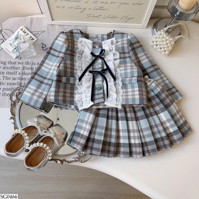 SG0466 SET VÁY DẠ KẺ BG