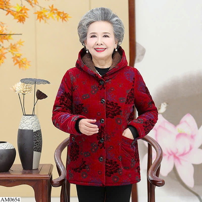 AM0654 ÁO KHOÁC HỌA TIẾT TRUNG NIÊN