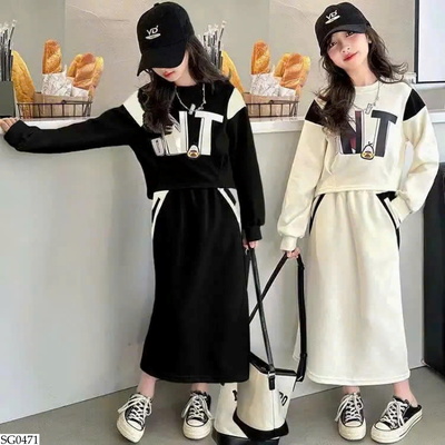 SG0471 SET VÁY ÁO THỂ THAO CHO BÉ GÁI