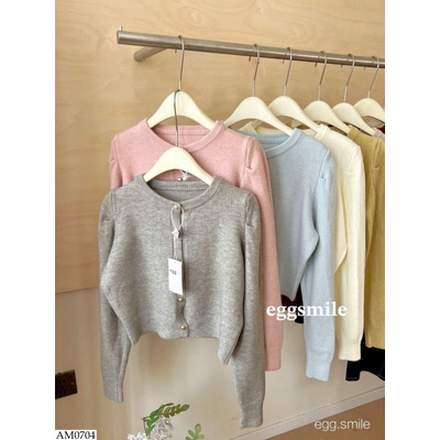 AM0704 ÁO LEN CARDIGAN KIỂU CHO NỮ EGGSMILE