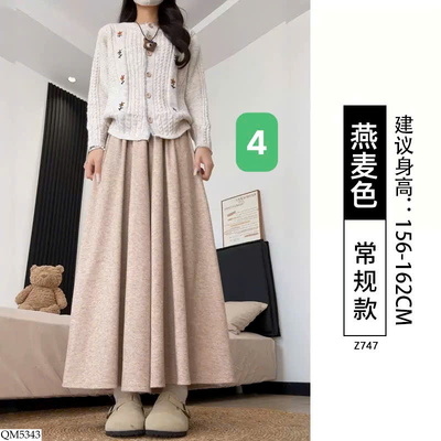 QM5343 QUẦN ỐNG RỘNG DÁNG VÁY CHO NỮ