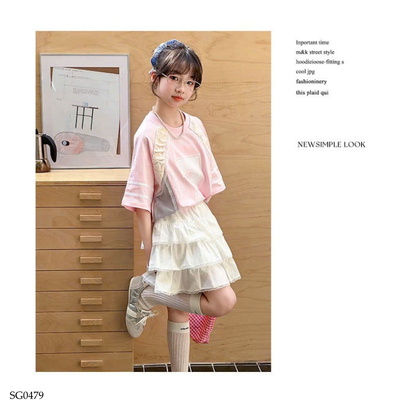 SG0479  SET ÁO SỐ 7 MIX CV TẦNG BG