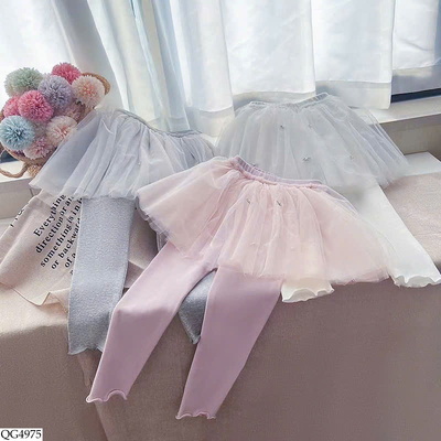 QG4975 QUẦN LEGGING PHỐI VÁY BG