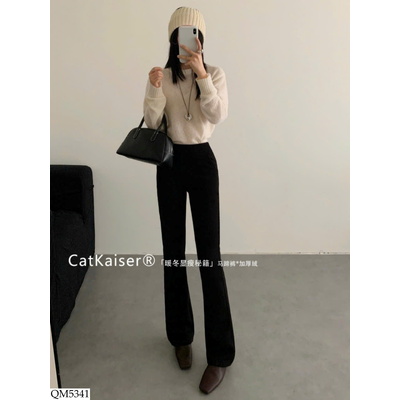 QM5341 QUẦN ỐNG LOE LÓT LÔNG CATKAISER 