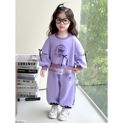 SG0511 SET NỈ TÍM KUROMI BG