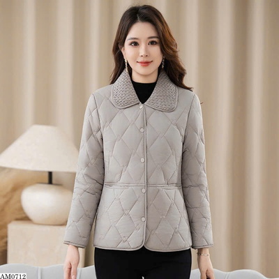 AM0712 ÁO KHOÁC PHAO TRUNG NIÊN CHO MẸ