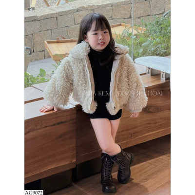AG9072 ÁO KHOÁC LÔNG CHO BÉ GÁI
